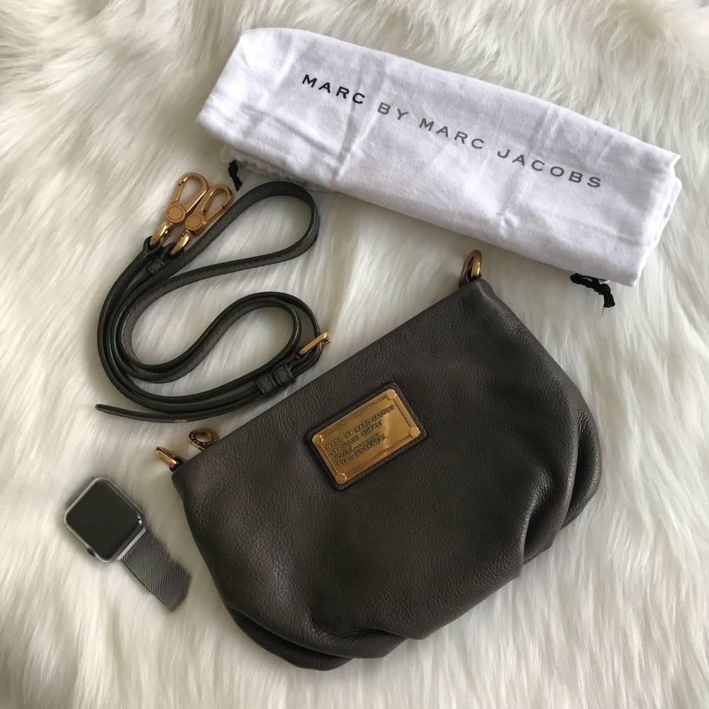 Marc Jacobs Q Percy Crossbody Bag Faded Aluminum